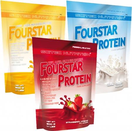Многокомпонентный протеин Fourstar Protein от Scitec Nutrition