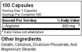Состав Ultimate Nutrition Arginine Power