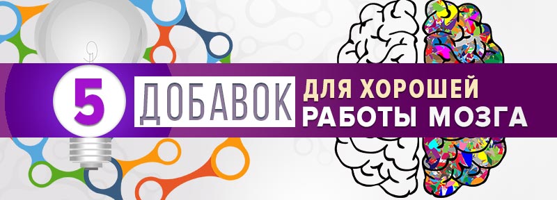 5 добавок для хорошей работы мозга