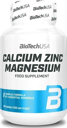 Кальций, цинк и магний BioTech USA Calcium Zinc Magnesium