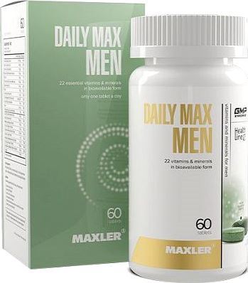 Витамины для мужчин Maxler Daily Max Men 60 caps