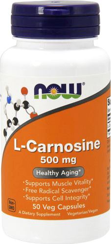 Карнозин NOW L-Carnosine 500mg