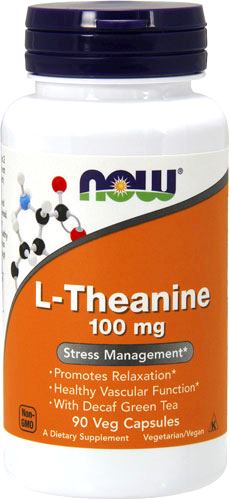 Аминокислоты теанин NOW L-Theanine 100mg