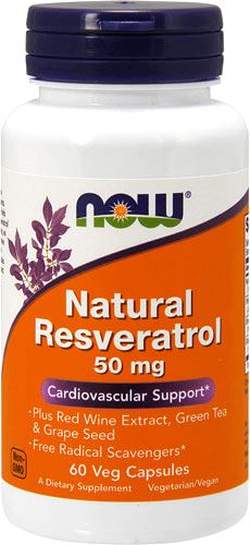 Витамины NOW Natural Resveratrol