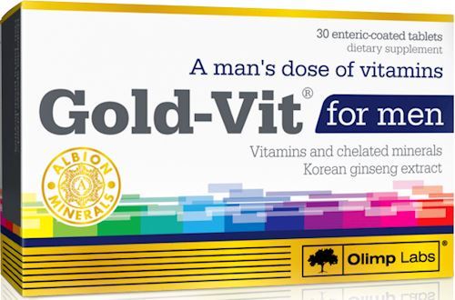 Витамины и минералы для мужчин Olimp Gold-Vit for Men