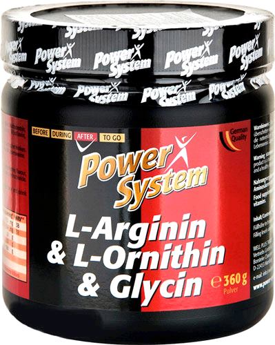 Аминокислоты Power System L-Arginin L-Ornithin Glycin