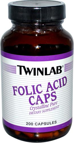 Фолиева кислота Twinlab Folic Acid Caps