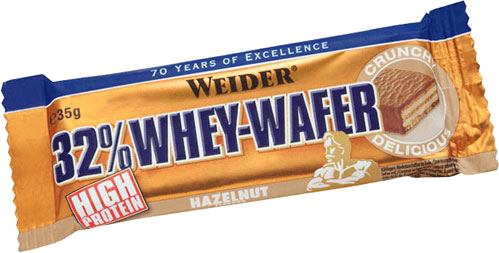 Протеиновые батончики Weider 32% Whey-Wafer Bar