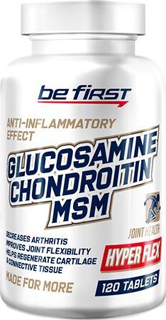 Глюкозамин хондроитин МСМ Be First Glucosamine Chondroitin MSM Hyper Flex