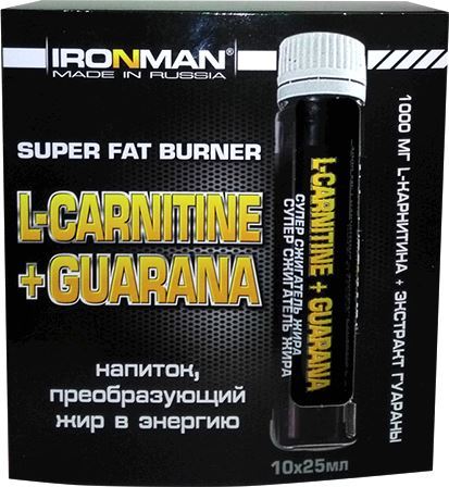 Жиросжигатель IronMan L-Carnitine Guarana