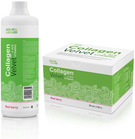 Комплекс коллагена и витаминов АСЕ Collagen Velvet + ACE Vitamins от LiquidLiquid
