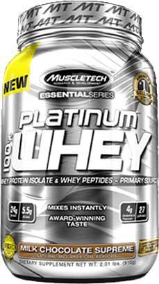 Сывороточный изолят Platinum 100% Whey Essential Series от Muscle Tech