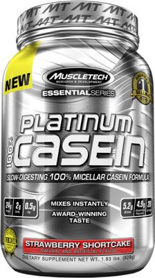 Казеин Platinum 100% Casein Essential Series от Muscle Tech