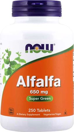 Люцерна NOW Alfalfa 650mg