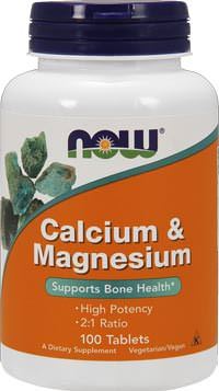 Минералы Calcium Magnesium от NOW