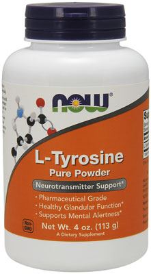 Тирозин L-Tyrosine Pure Powder от NOW