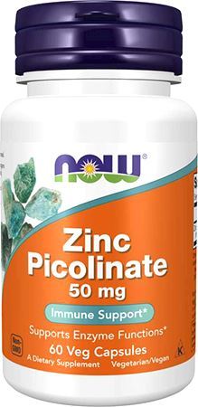 Витамины NOW Zinc Picolinate 50 мг