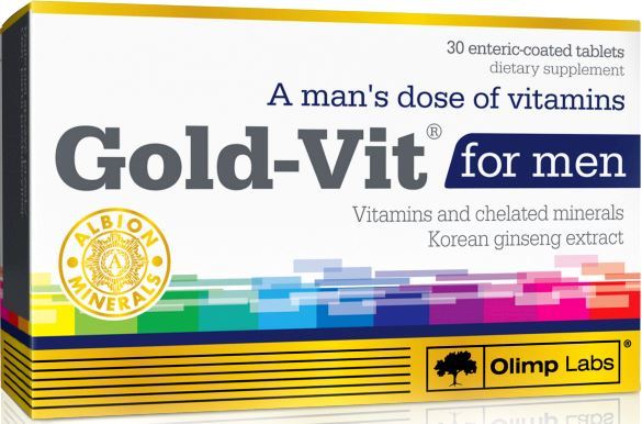  Витамины и минералы для мужчин Olimp Gold-Vit for Men