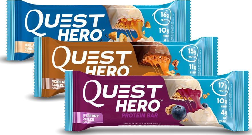 Протеиновые батончики Hero Bar от Quest