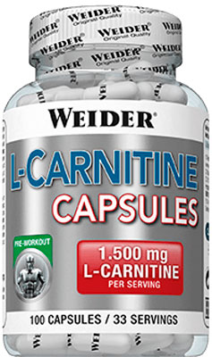Карнитин Weider L-Carnitine Capsules