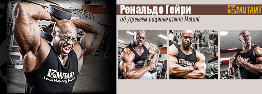 Ренальдо Гэйри об утреннем рационе