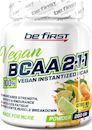 Аминокислоты Be First BCAA 2-1-1 Vegan Instantized Powder