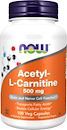 Карнитин NOW Acetyl L-Carnitine 500 мг