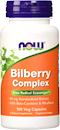 Антиоксиданты NOW Bilberry Complex 80mg
