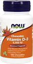 Витамин Д3 NOW Chewable Vitamin D-3 5000IU