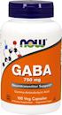Гамма-аминомасляная кислота NOW GABA 750mg