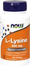 Аминокислота лизин NOW L-Lysine 500mg