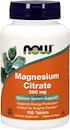 Магний цитрат NOW Magnesium Citrate 200mg