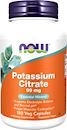 Цитрат калия NOW Potassium Citrate 99 мг