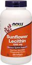 Лецитин NOW Sunflower Lecithin 1200 мг 200 капс