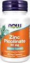 Пиколинат цинка NOW Zinc Picolinate 50 мг 60 капс