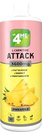 Карнитин 4Me Nutrition L-Carnitine Guarana ATTACK 3600 1000 мл