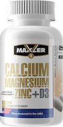 Минералы Maxler Calcium Magnesium Zinc Plus D3