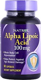 Альфа-липоевая кислота Natrol Alpha Lipoic Acid 100mg