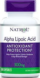 Альфа-липоевая кислота Natrol Alpha Lipoic Acid 300мг