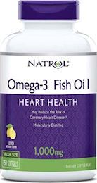 Рыбий жир Natrol Omega-3 Fish Oil 1000 мг 150 капс