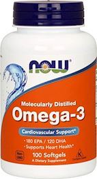 Жирные кислоты Омега-3 NOW Omega-3