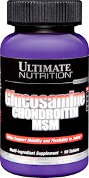 Glucosamine Chondroitin MSM от Ultimate Nutrition - глюкозамин, хондроитин и мсм Ultimate Nutrition