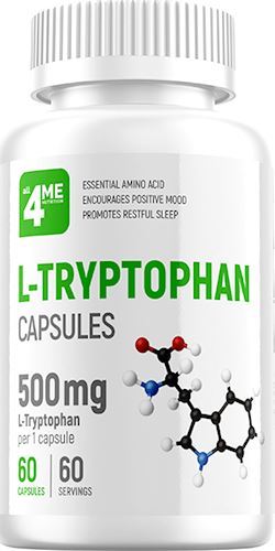 Аминокислота триптофан 4Me Nutrition L-Tryptophan 500 мг