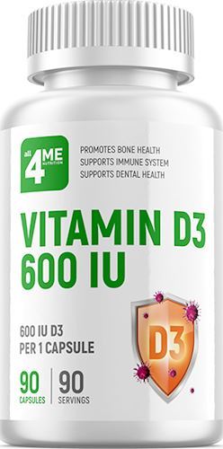 4Me Nutrition Vitamin D3 600 МЕ 90 таб