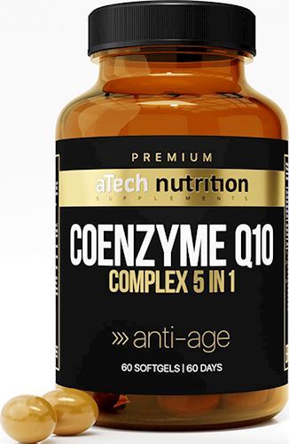 Коэнзим Q10 aTech Nutrition Coenzyme Q10 Premium Коэнзим Q10 aTech Nutrition Coenzyme Q10 Premium