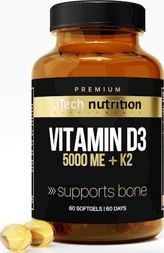 Витамины aTech Nutrition Vitamin D3 K2 Витамины aTech Nutrition Vitamin D3 K2