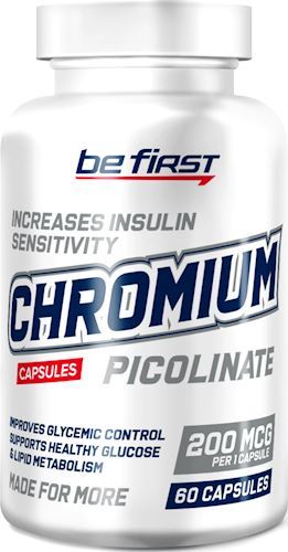 Пиколинат хрома Be First Chromium Picolinate 60 capsules