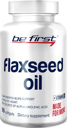Льняное масло Be First Flaxseed Oil 90 softgels
