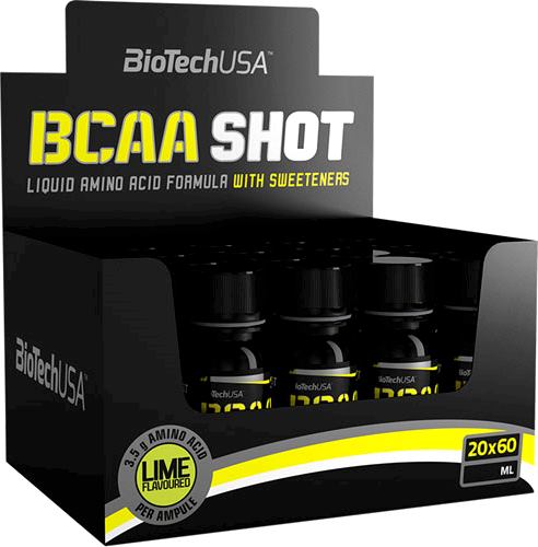 Аминокислоты БЦАА BioTech USA BCAA Shot