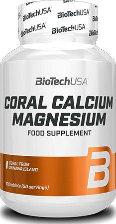Кальций и магний  BioTech USA Coral Calcium Magnesium